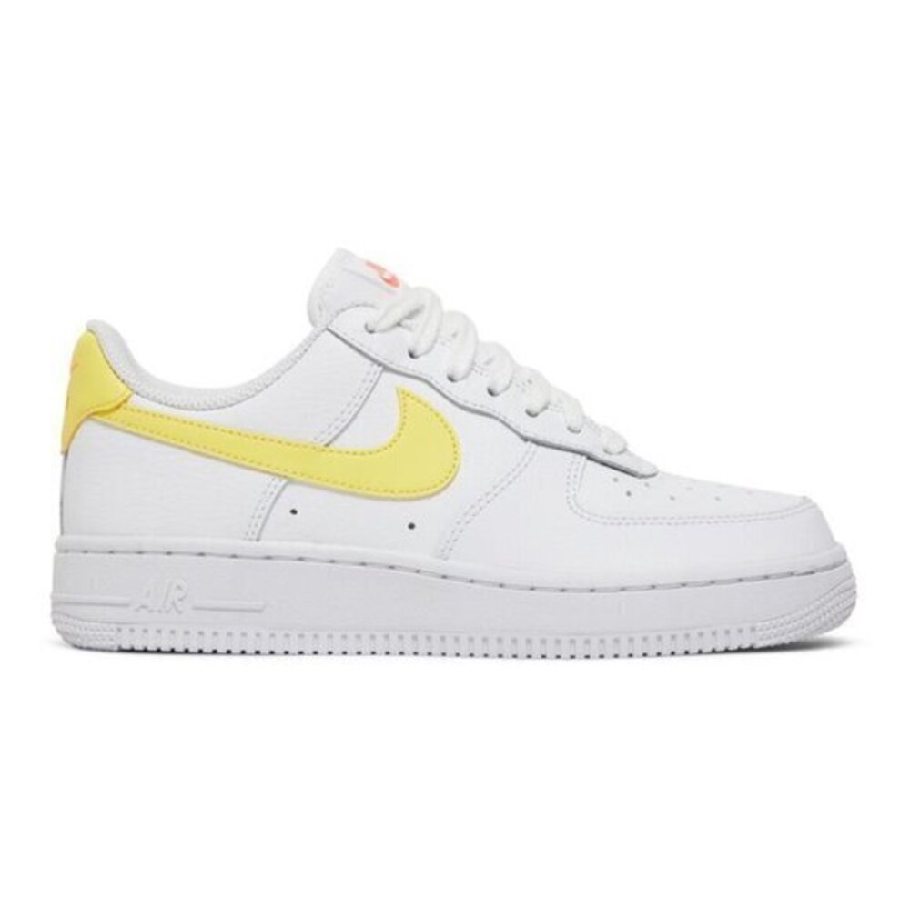 Nike Women's Air Force 1 '07' White Light Citron Size 5